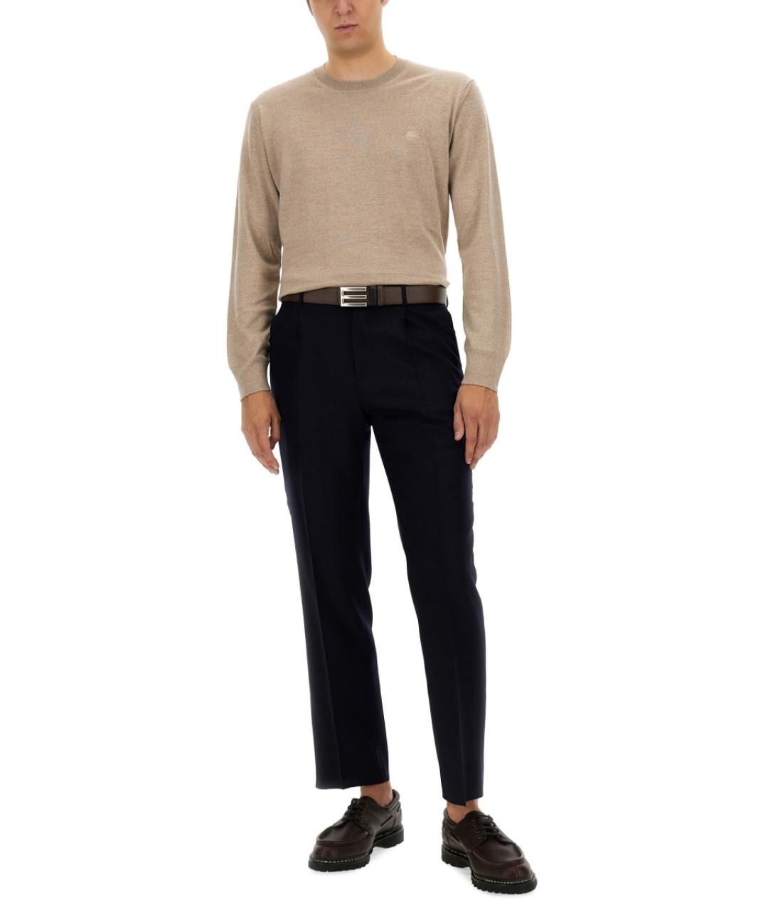 ETRO Бежевый шерстяной джемпер / свитер, фото 2