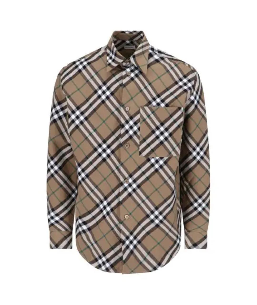 BURBERRY Мульти хлопковая кэжуал рубашка, фото 1