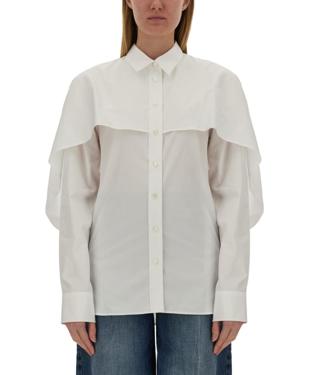 STELLA MCCARTNEY Белая хлопковая рубашка, фото 2