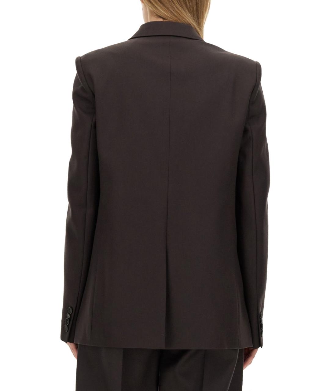 STELLA MCCARTNEY Коричневый шерстяной жакет/пиджак, фото 4