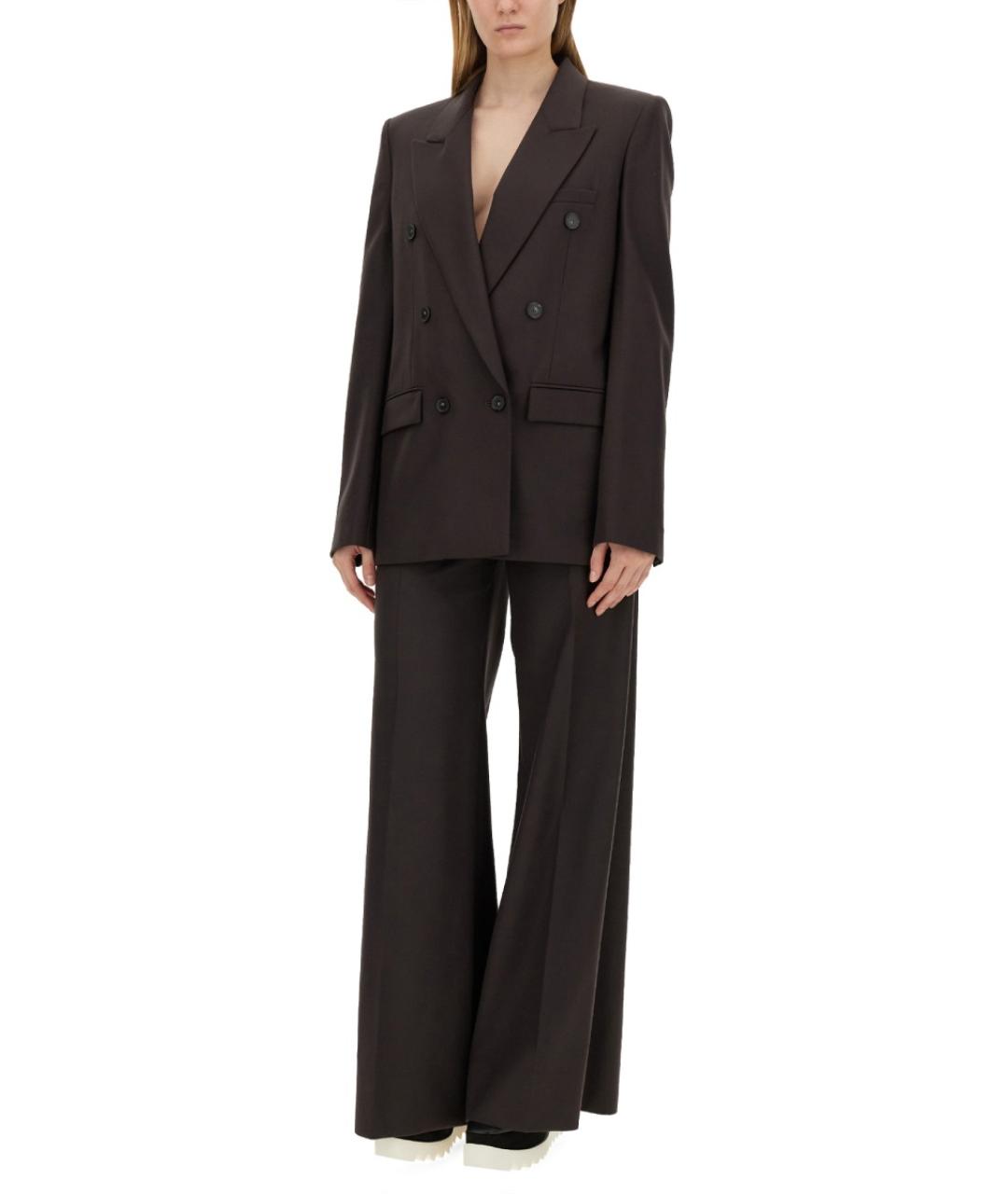 STELLA MCCARTNEY Коричневый шерстяной жакет/пиджак, фото 2