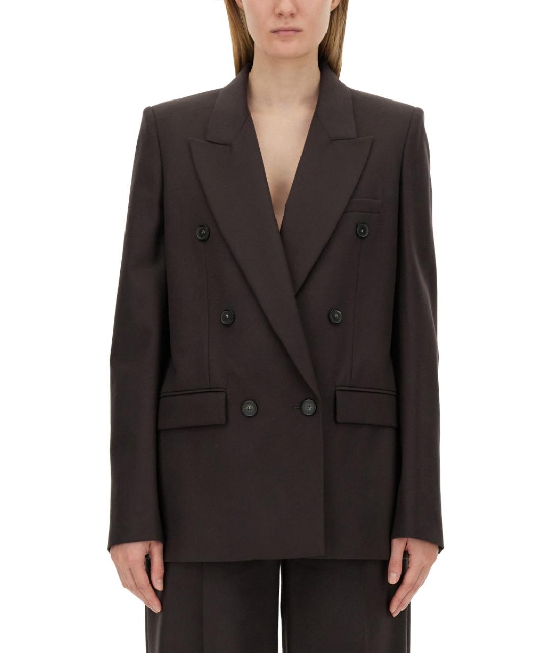 STELLA MCCARTNEY Коричневый шерстяной жакет/пиджак, фото 5