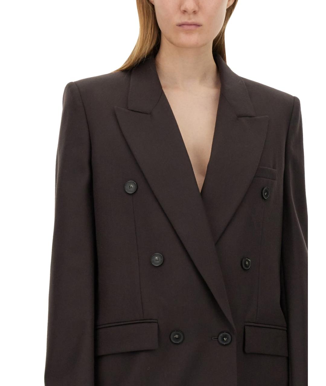 STELLA MCCARTNEY Коричневый шерстяной жакет/пиджак, фото 3