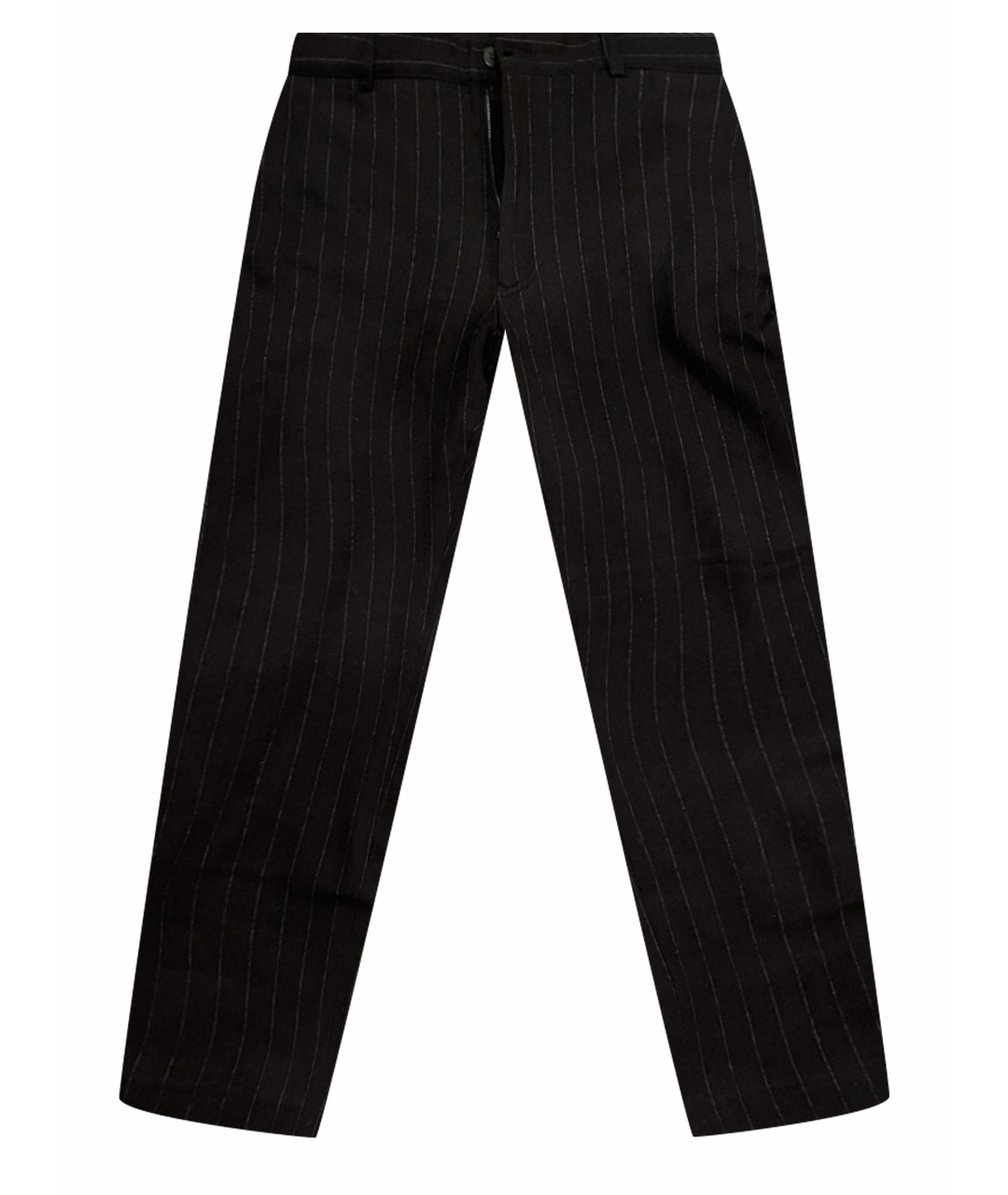 GIORGIO ARMANI Черные шерстяные классические брюки, фото 1