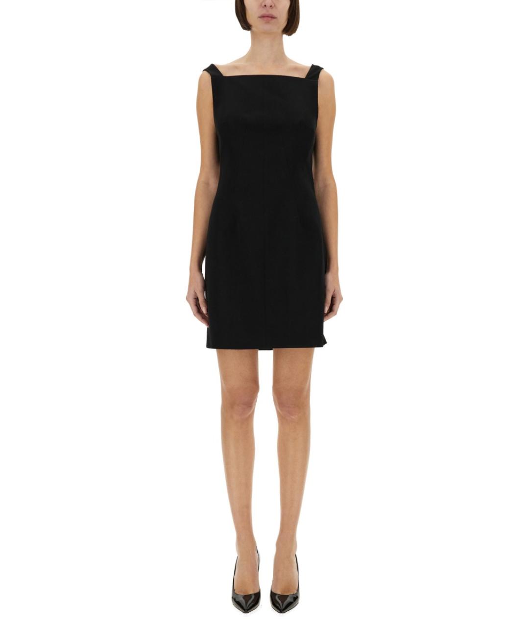 GIVENCHY Черное вискозное повседневное платье, фото 2