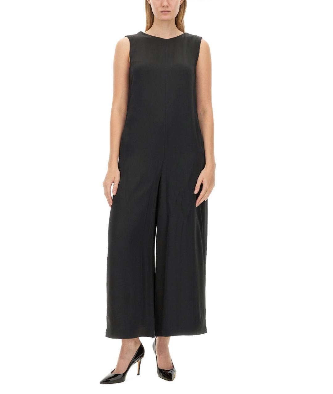 'S MAX MARA Черный ацетатный костюм с брюками, фото 2