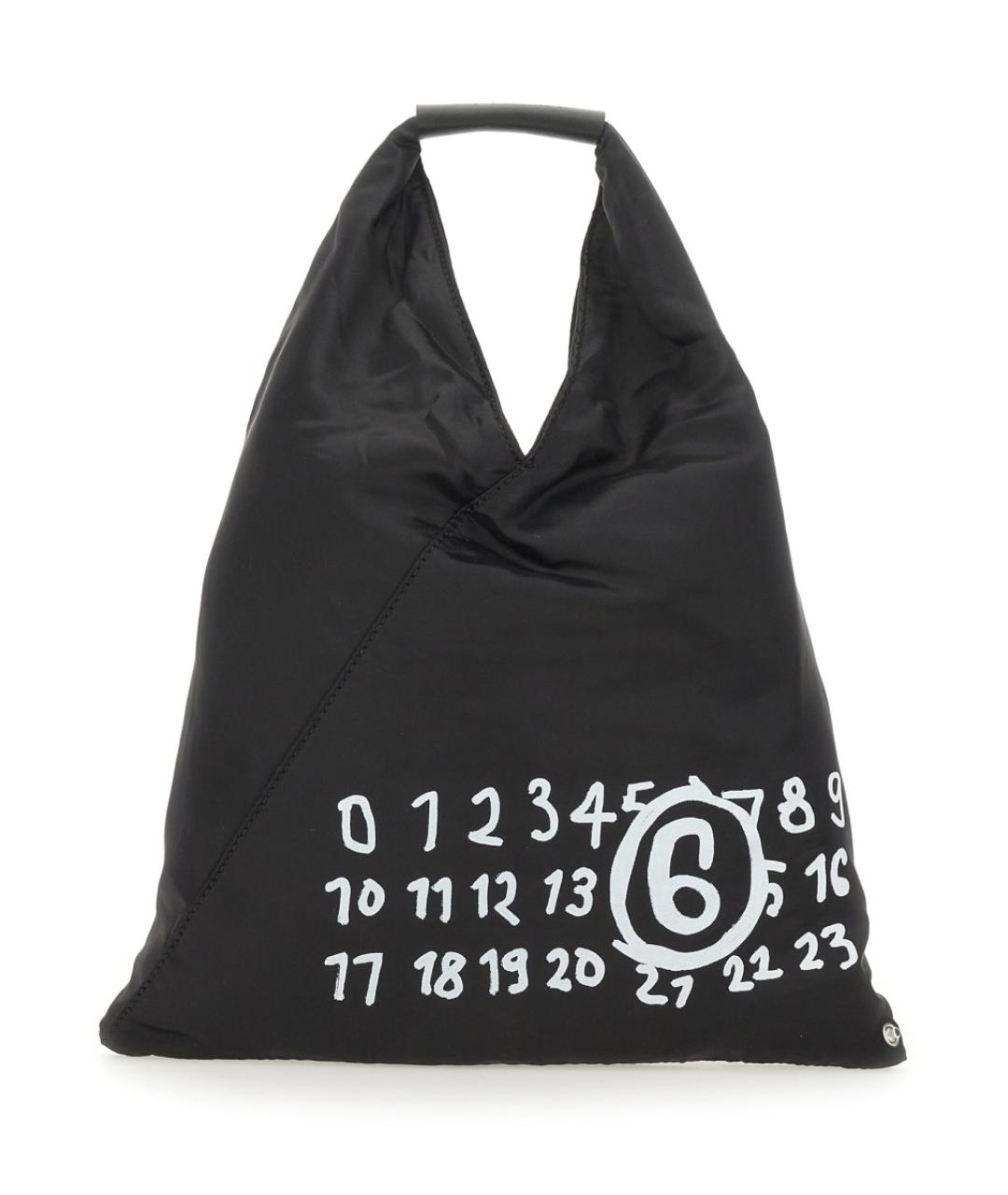 MM6 MAISON MARGIELA Черная синтетическая сумка тоут, фото 1