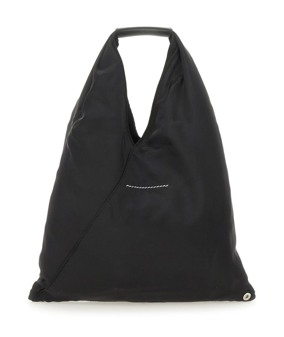 MM6 MAISON MARGIELA Черная синтетическая сумка тоут, фото 2