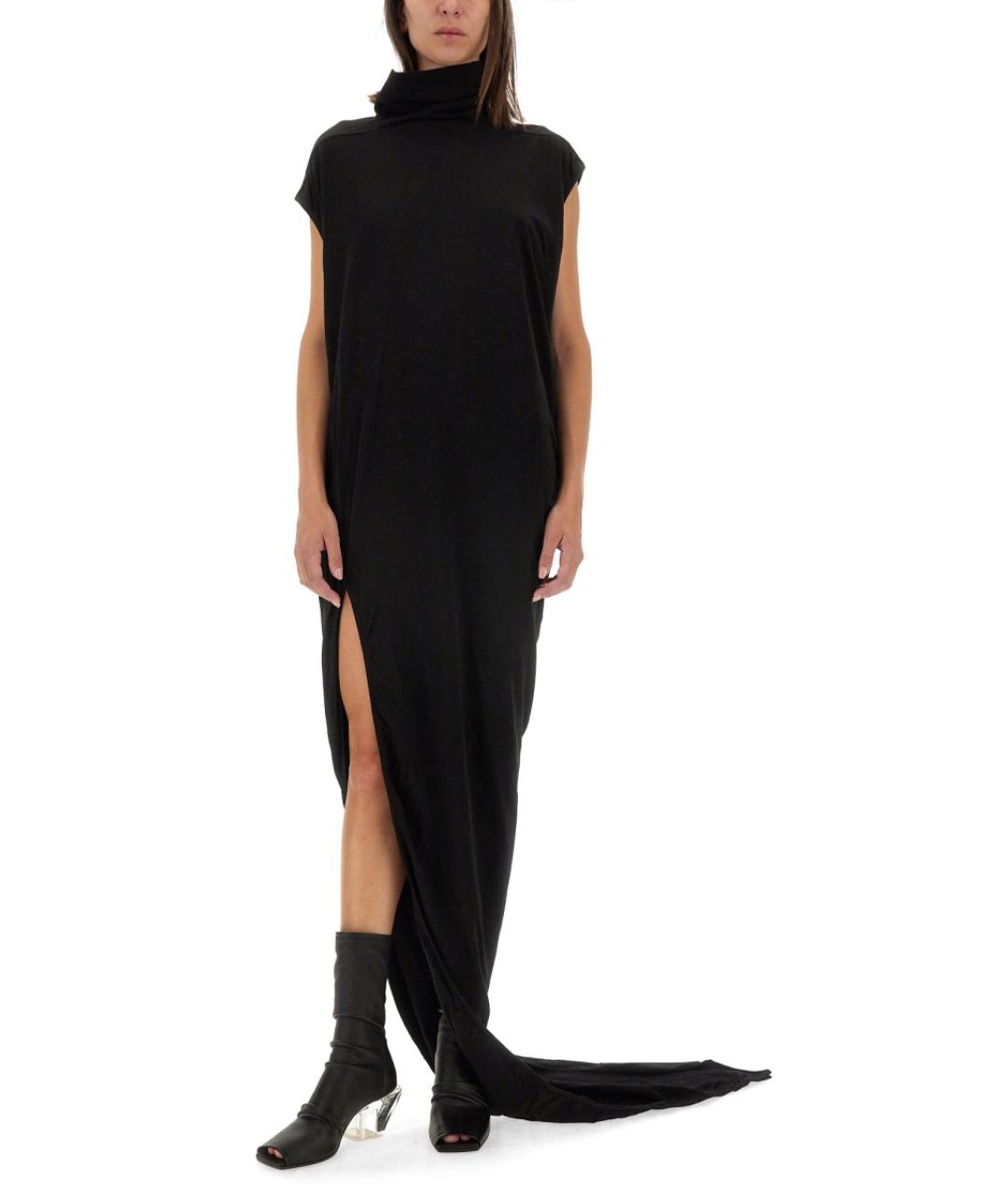 RICK OWENS DRKSHDW Черное хлопковое коктейльное платье, фото 5