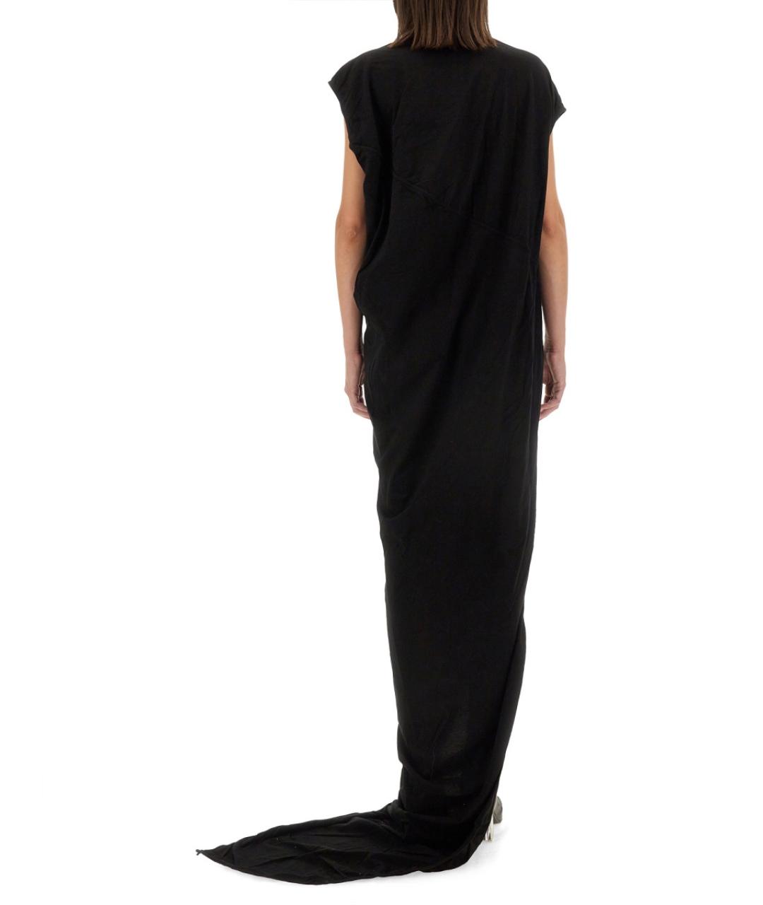 RICK OWENS DRKSHDW Черное хлопковое коктейльное платье, фото 3