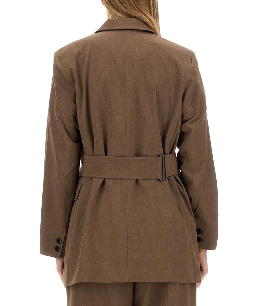 GANNI Коричневый жакет/пиджак, фото 3