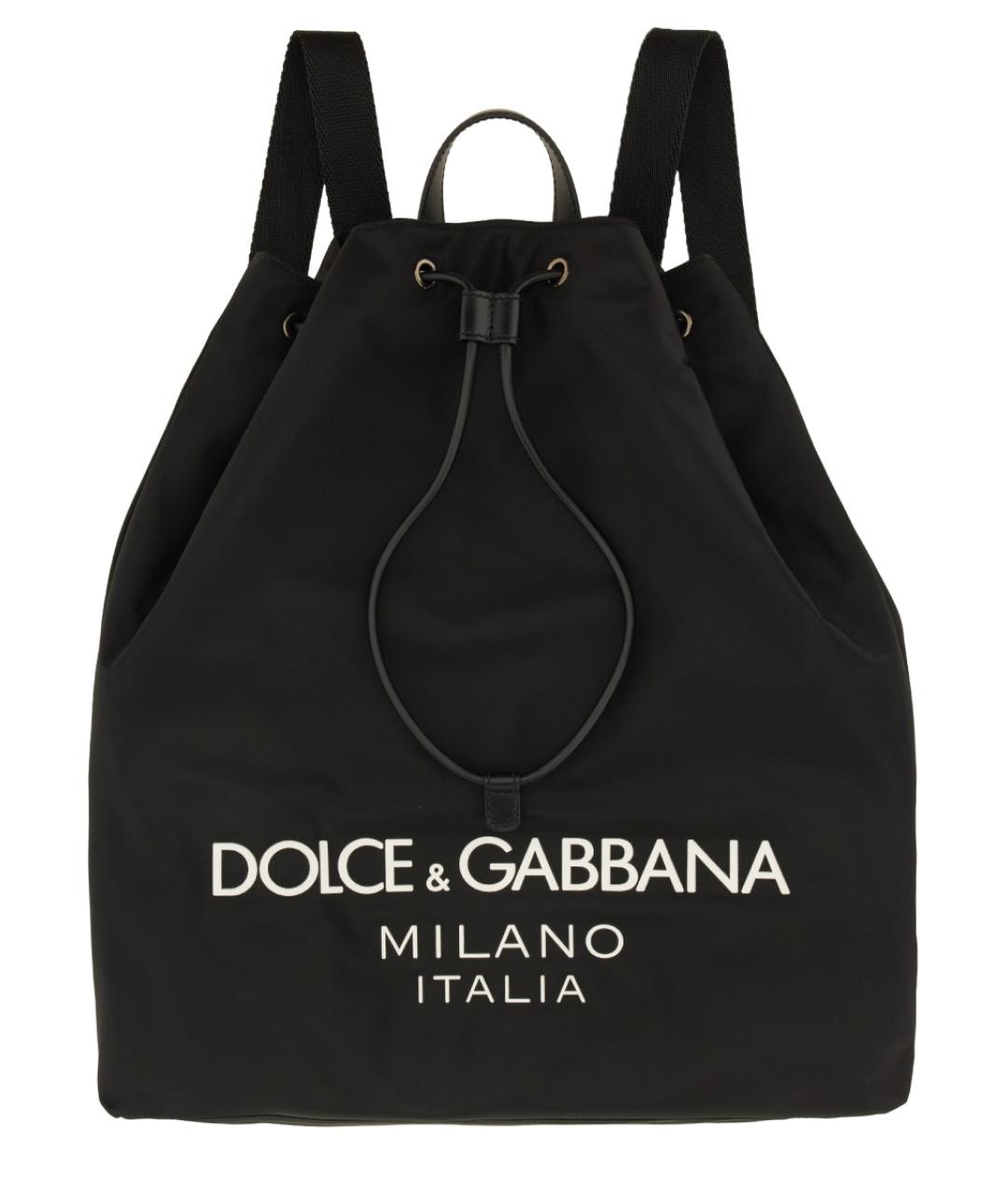DOLCE&GABBANA Черный синтетический рюкзак, фото 1