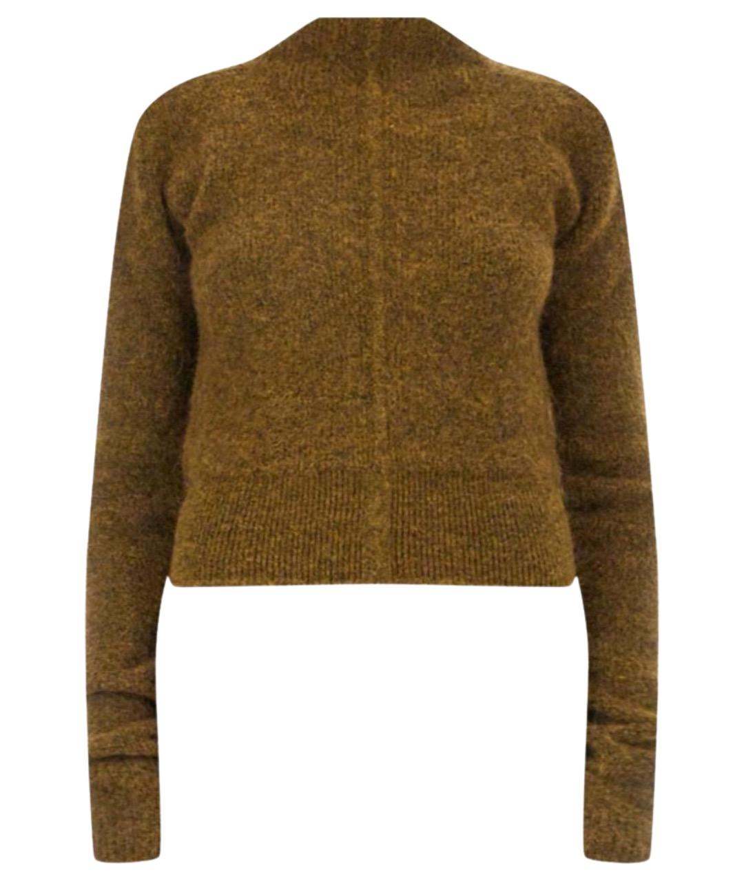 RICK OWENS Горчичный джемпер / свитер, фото 1