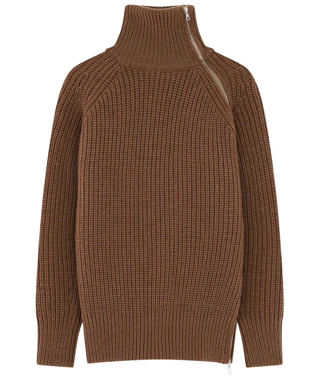 DRIES VAN NOTEN Коричневый джемпер / свитер, фото 1