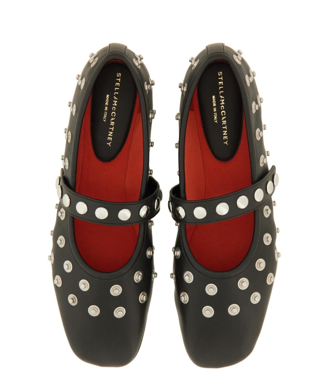 STELLA MCCARTNEY Черные балетки из искусственной кожи, фото 5