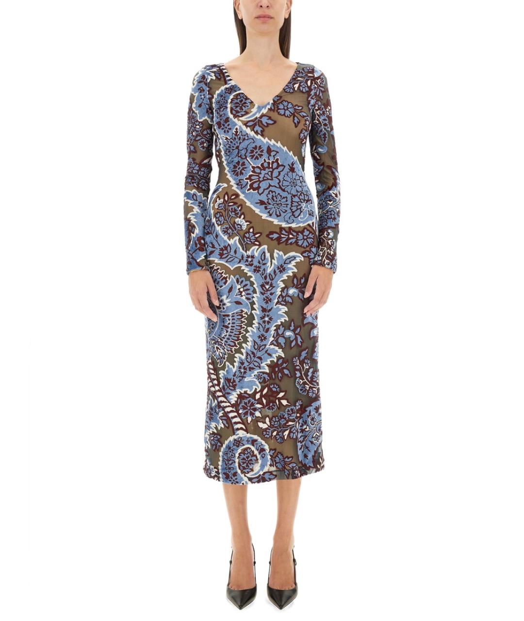 ETRO Мульти вискозное повседневное платье, фото 2