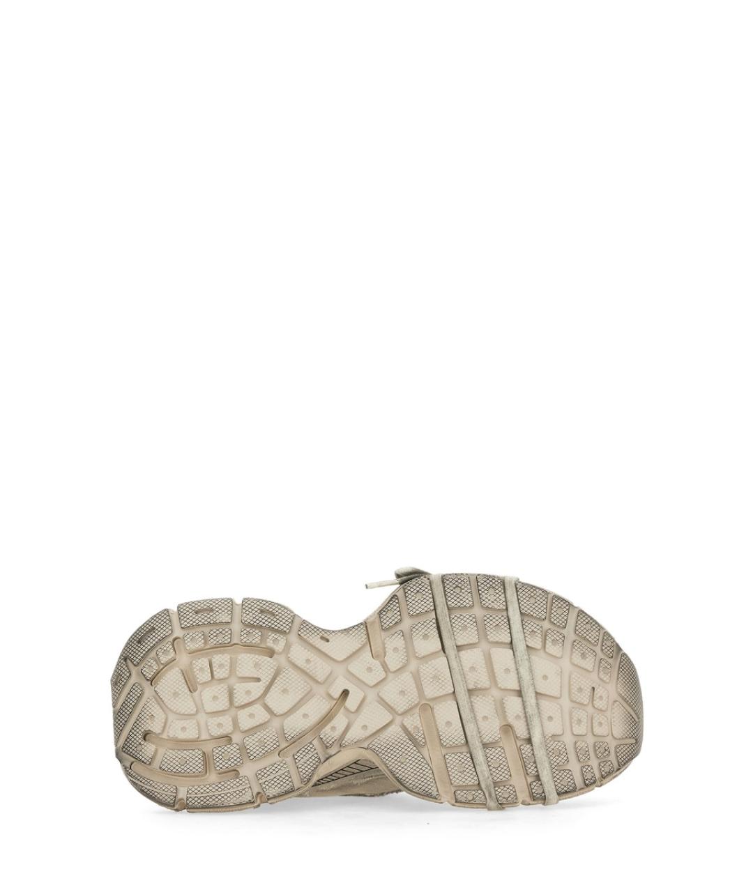 BALENCIAGA Бежевые текстильные кроссовки, фото 6