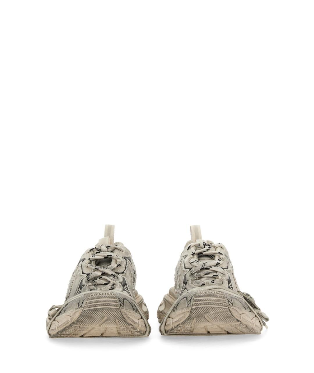 BALENCIAGA Бежевые текстильные кроссовки, фото 5