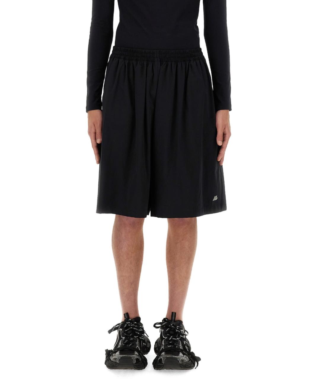 BALENCIAGA Черные полиамидовые шорты, фото 5