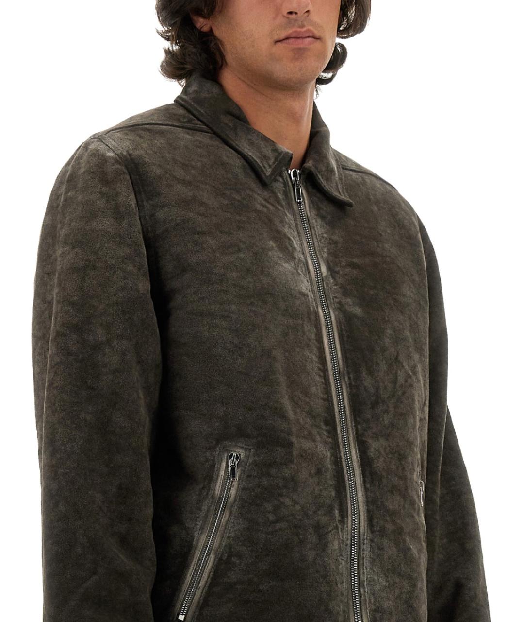 RICK OWENS DRKSHDW Бежевая хлопковая куртка, фото 5