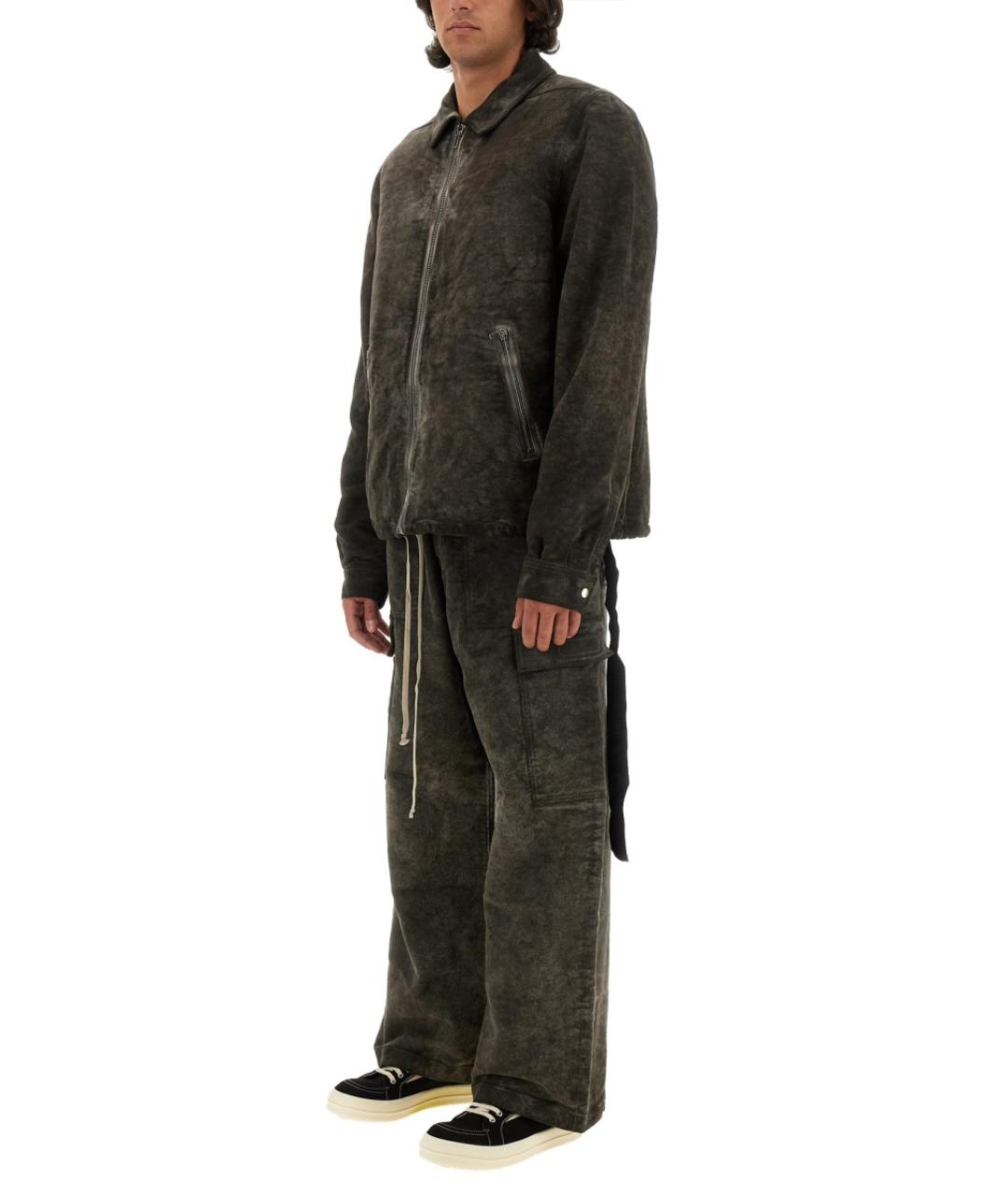 RICK OWENS DRKSHDW Бежевая хлопковая куртка, фото 3