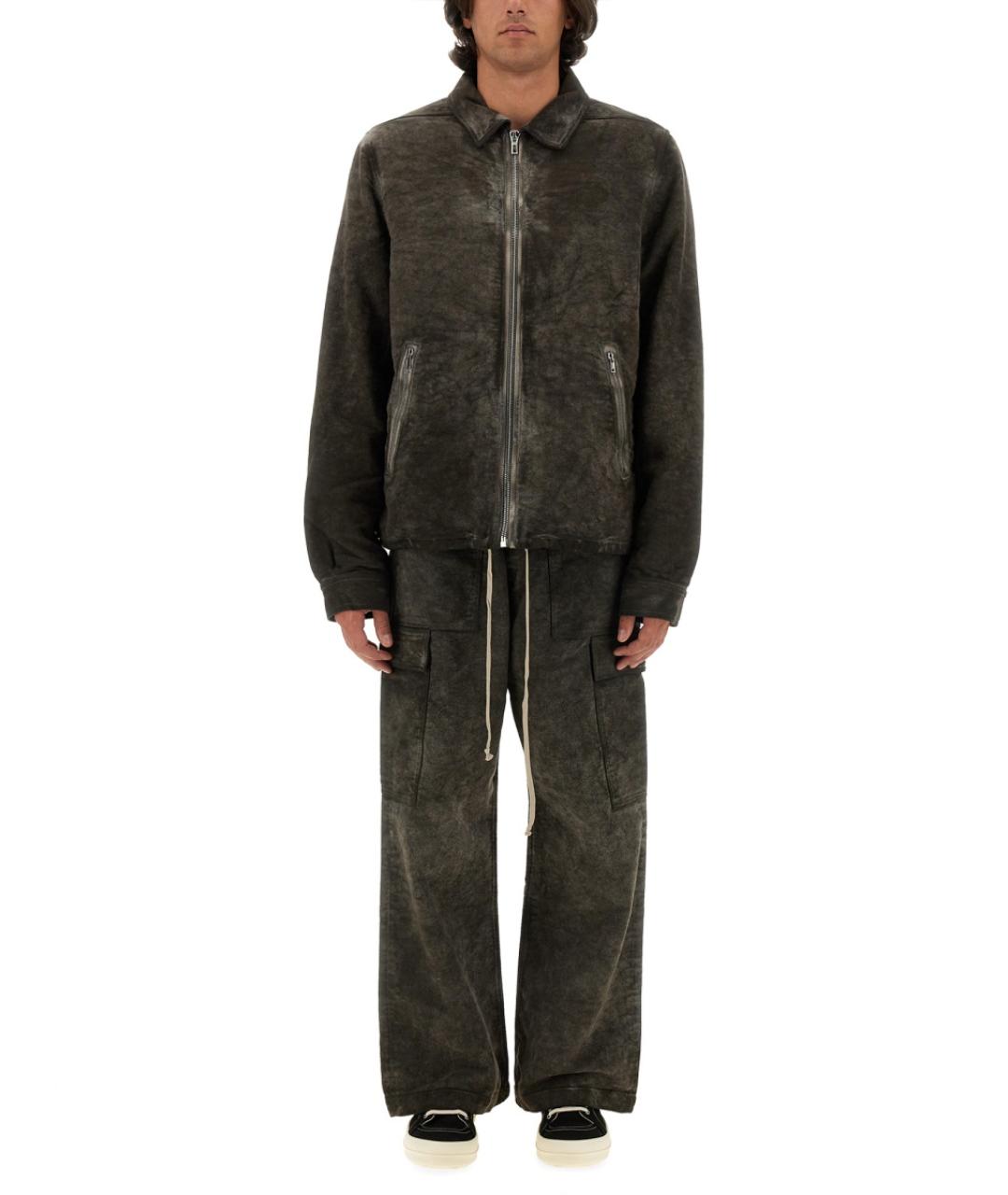 RICK OWENS DRKSHDW Бежевая хлопковая куртка, фото 2