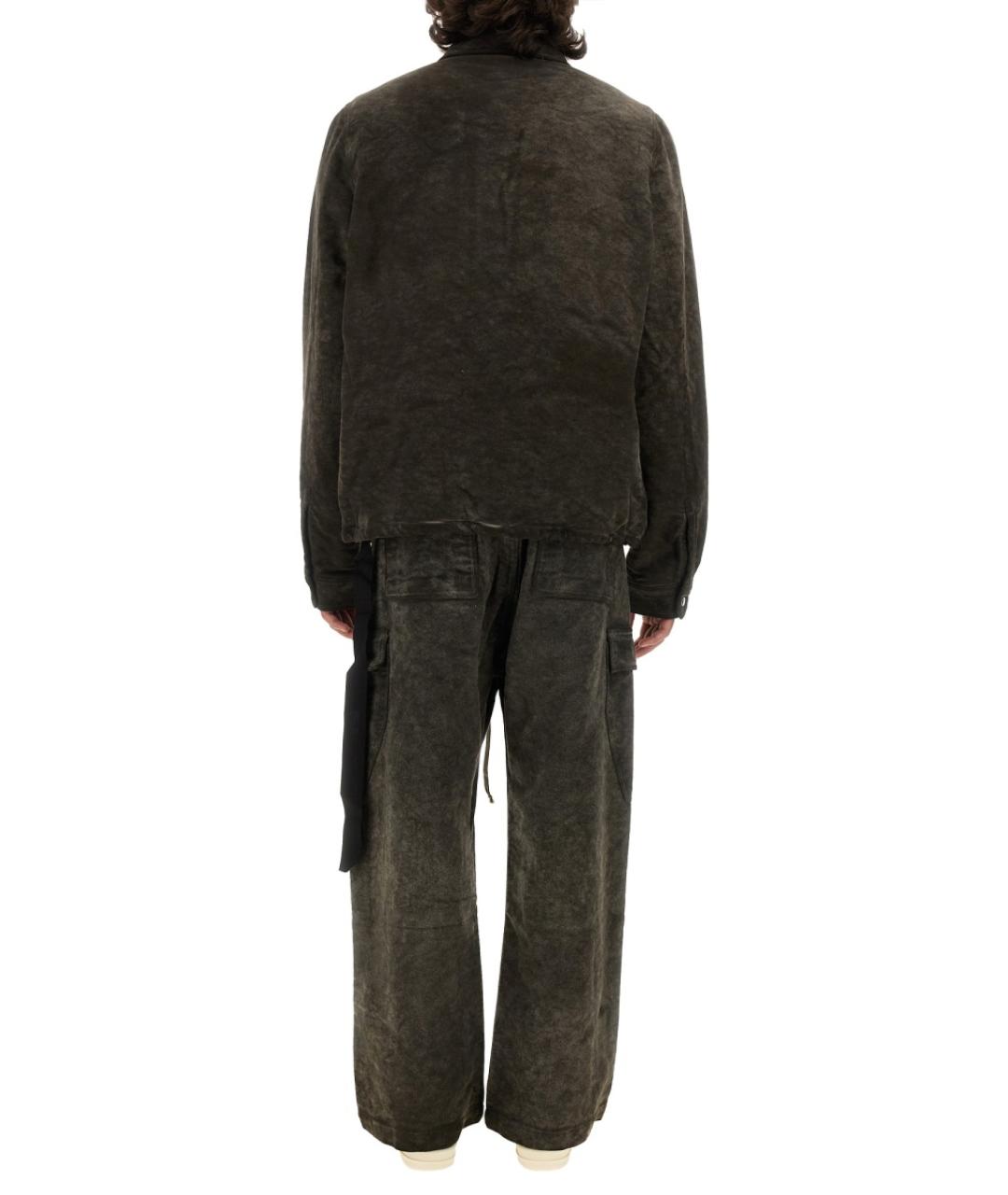 RICK OWENS DRKSHDW Бежевая хлопковая куртка, фото 4