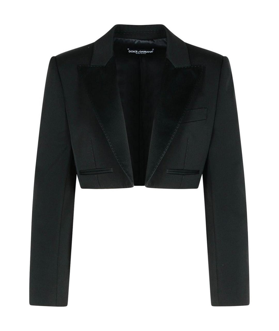 DOLCE&GABBANA Черный жакет/пиджак, фото 1