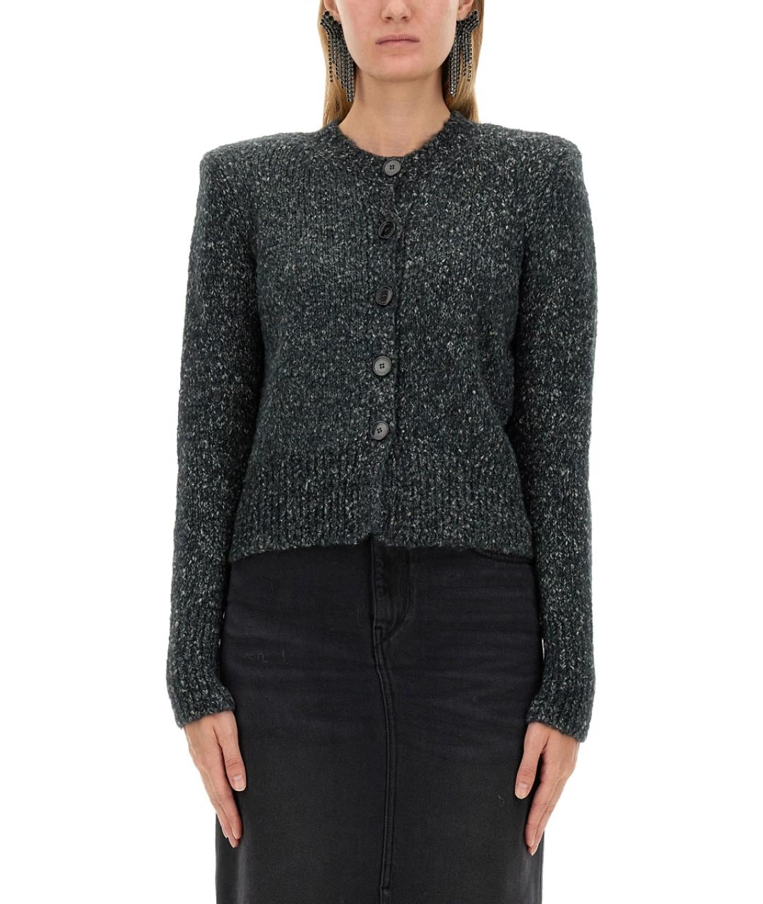 ISABEL MARANT Серый хлопковый джемпер / свитер, фото 2