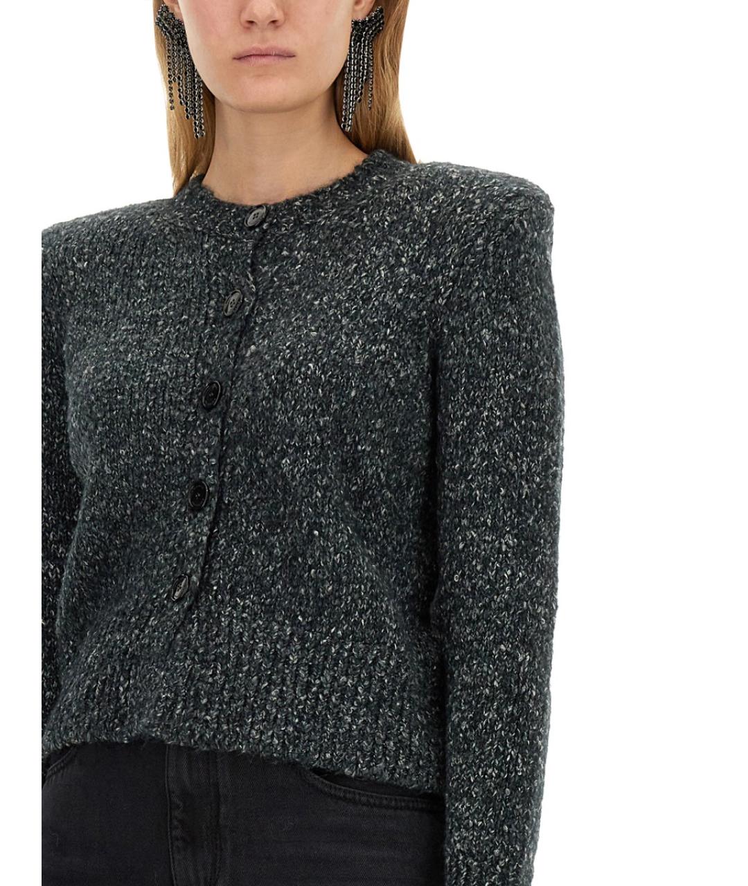 ISABEL MARANT Серый хлопковый джемпер / свитер, фото 5