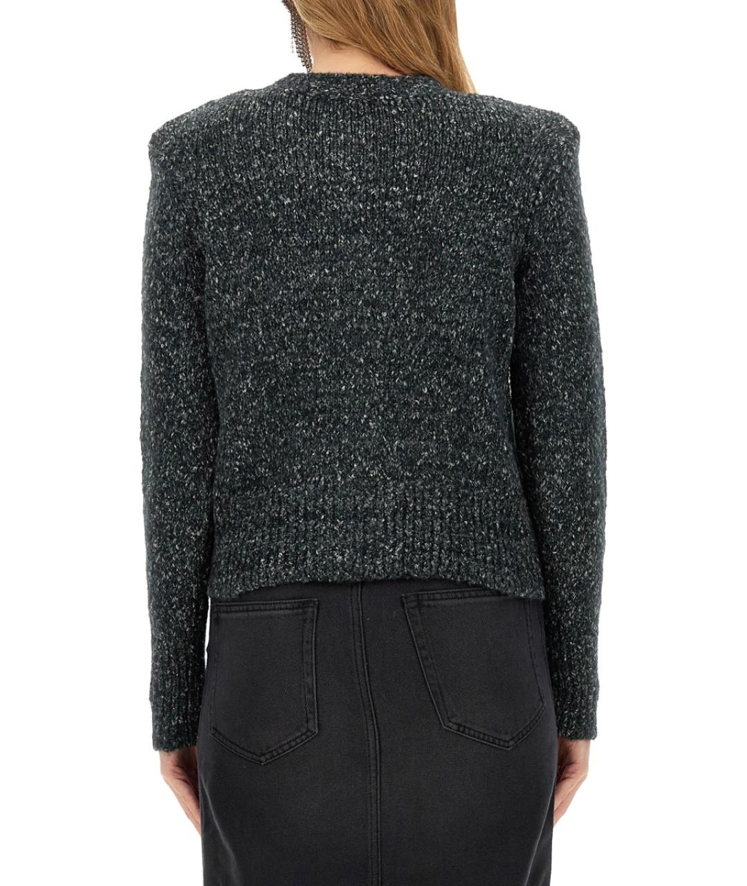 ISABEL MARANT Серый хлопковый джемпер / свитер, фото 4