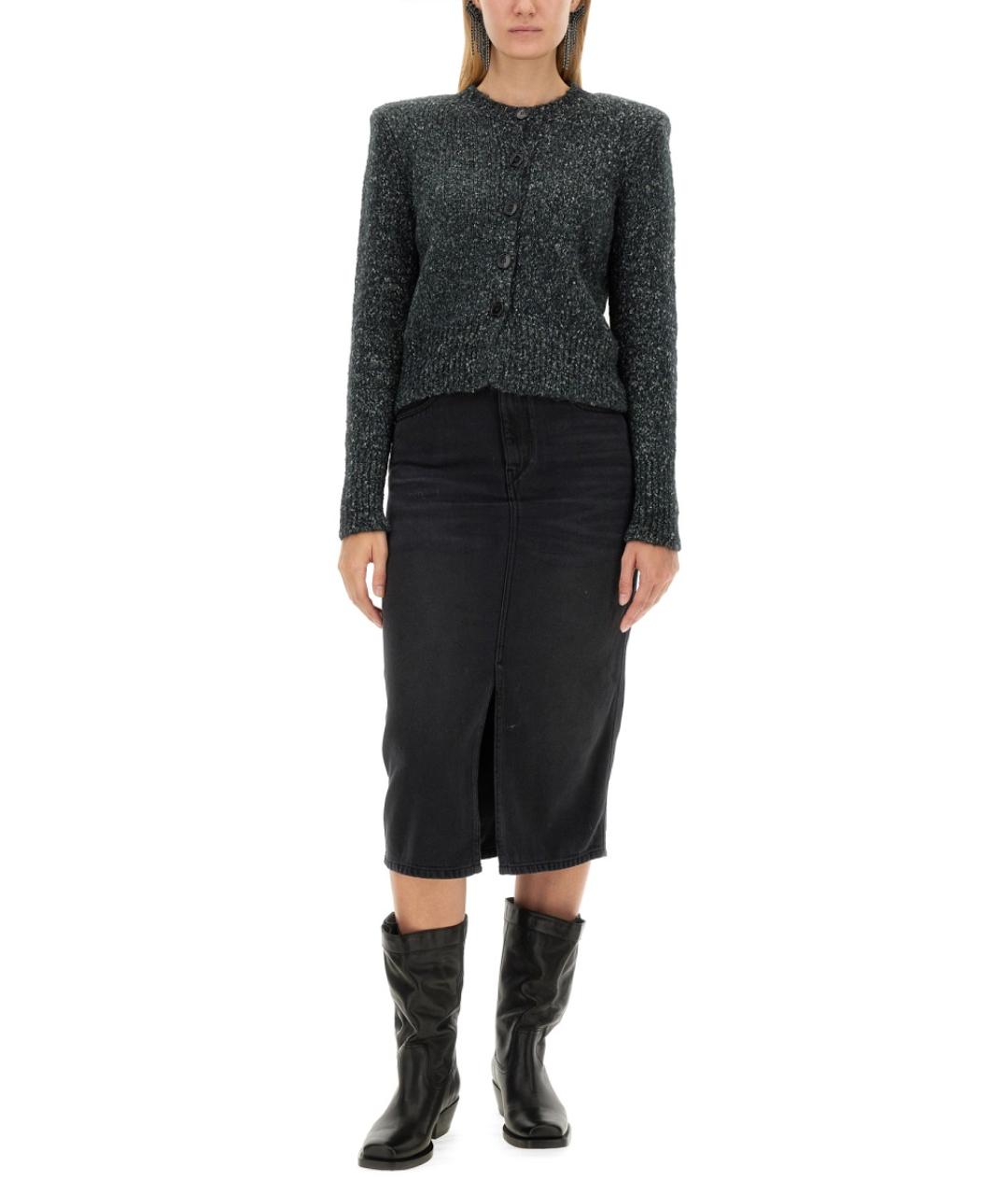 ISABEL MARANT Серый хлопковый джемпер / свитер, фото 3