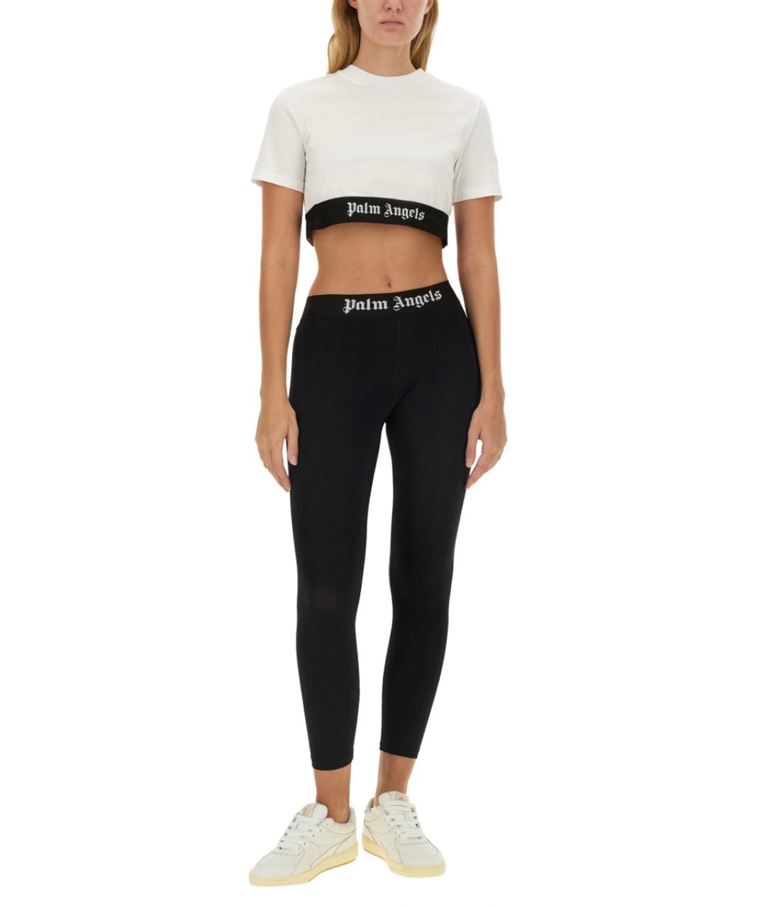 PALM ANGELS Белая хлопковая футболка, фото 3