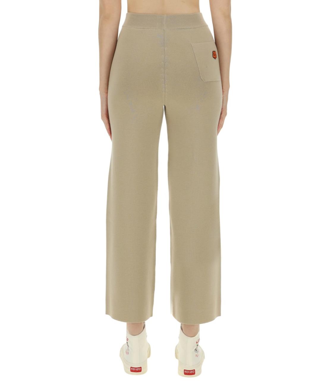 KENZO Шерстяные прямые брюки, фото 5