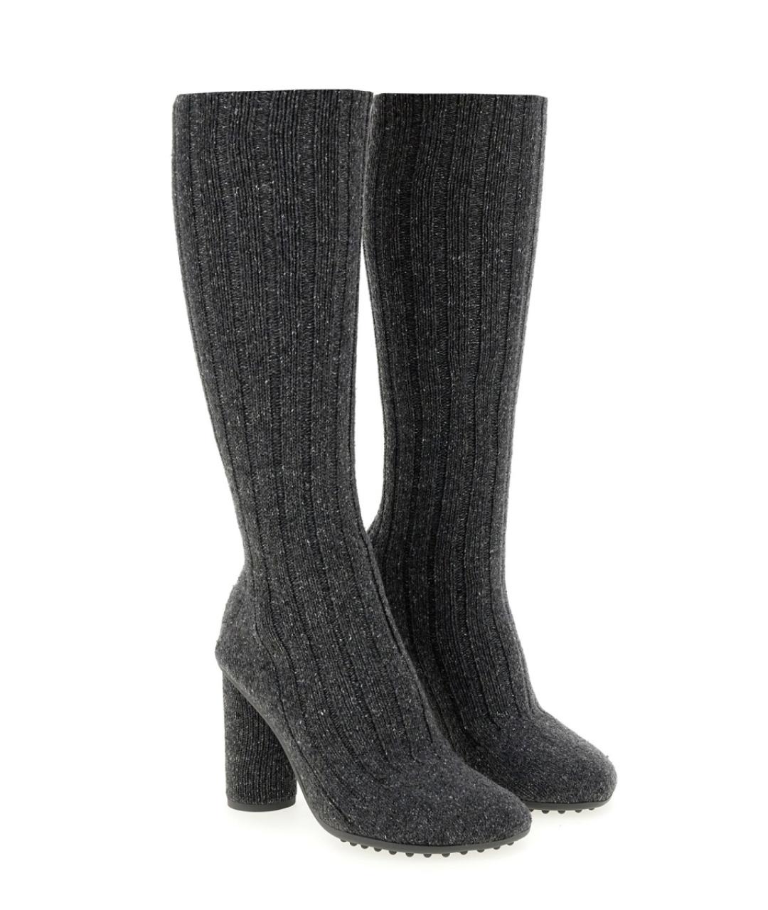 BOTTEGA VENETA Серые текстильные полусапоги, фото 2