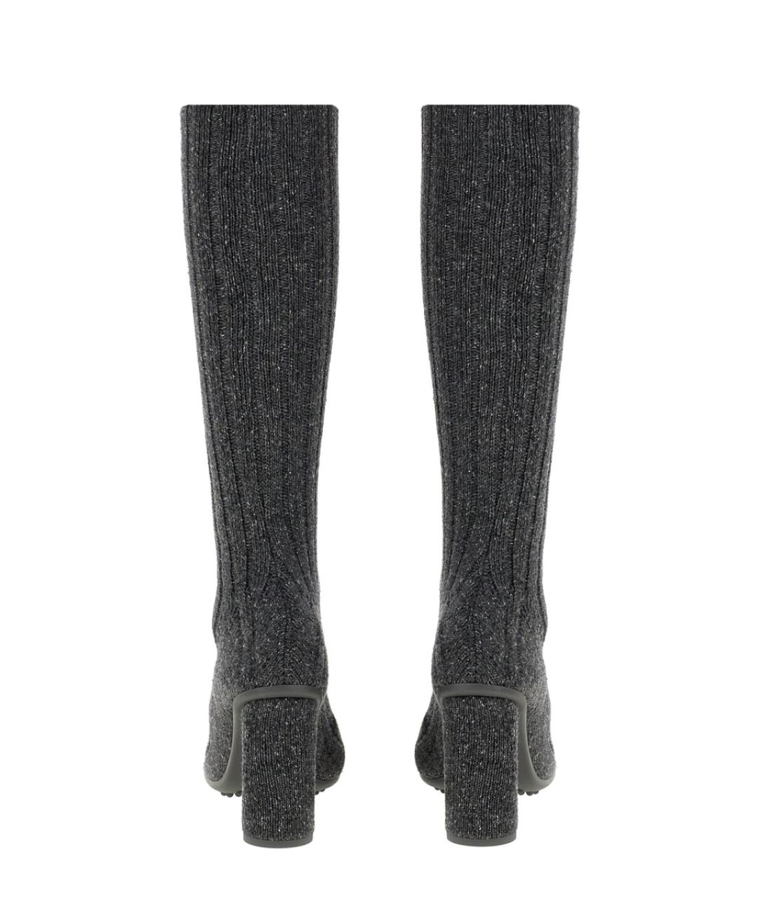 BOTTEGA VENETA Серые текстильные полусапоги, фото 4