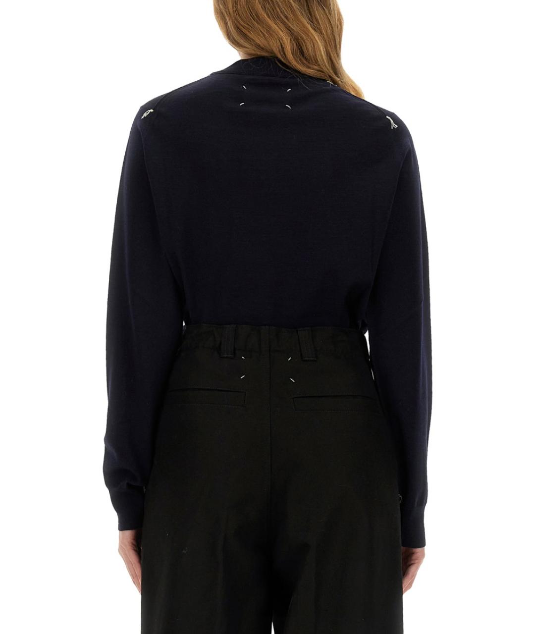 MAISON MARGIELA Синий шерстяной джемпер / свитер, фото 3