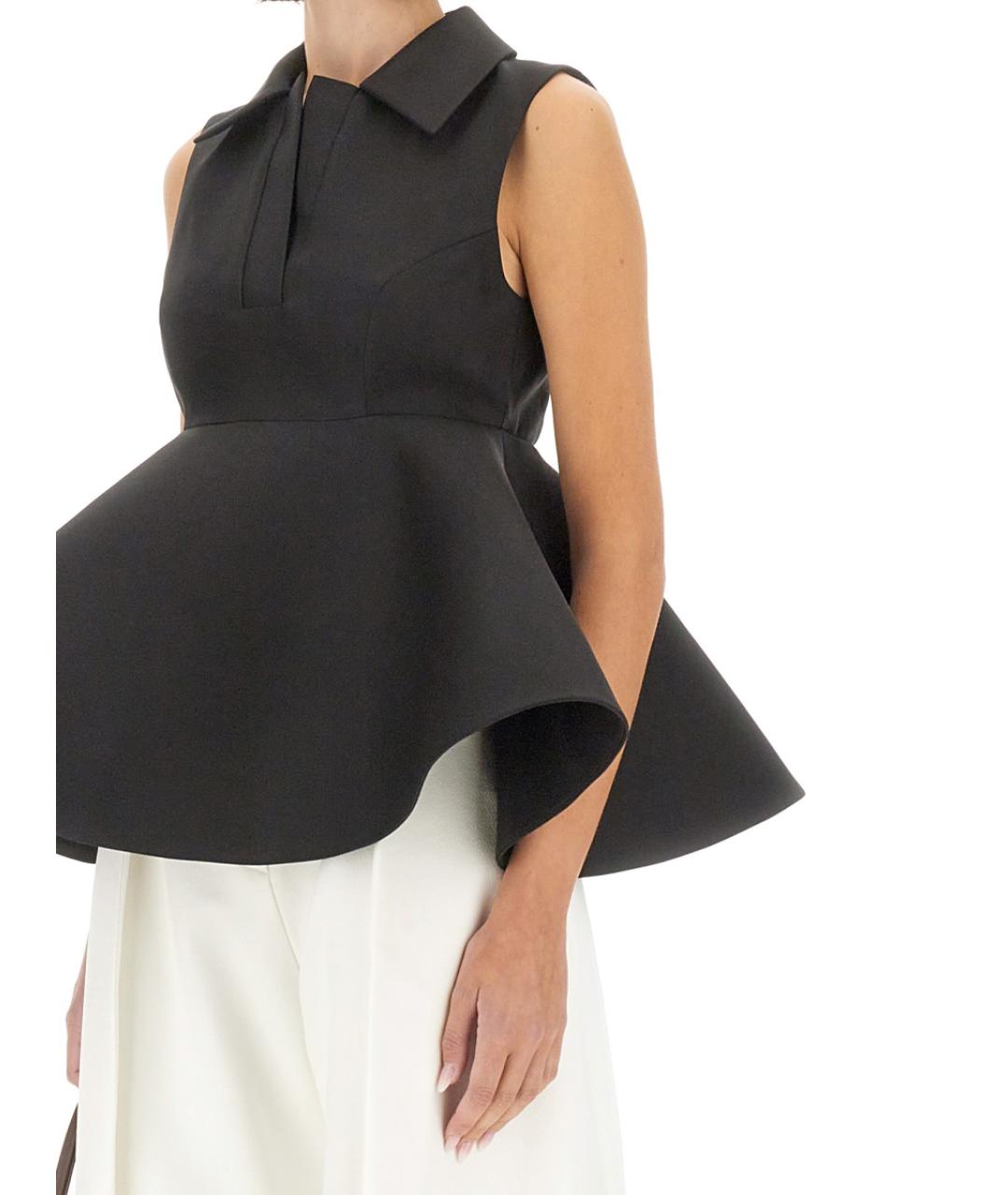 JACQUEMUS Черная хлопковая блузы, фото 5