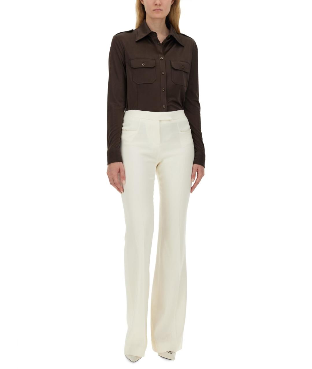 TOM FORD Коричневая ацетатная рубашка, фото 4