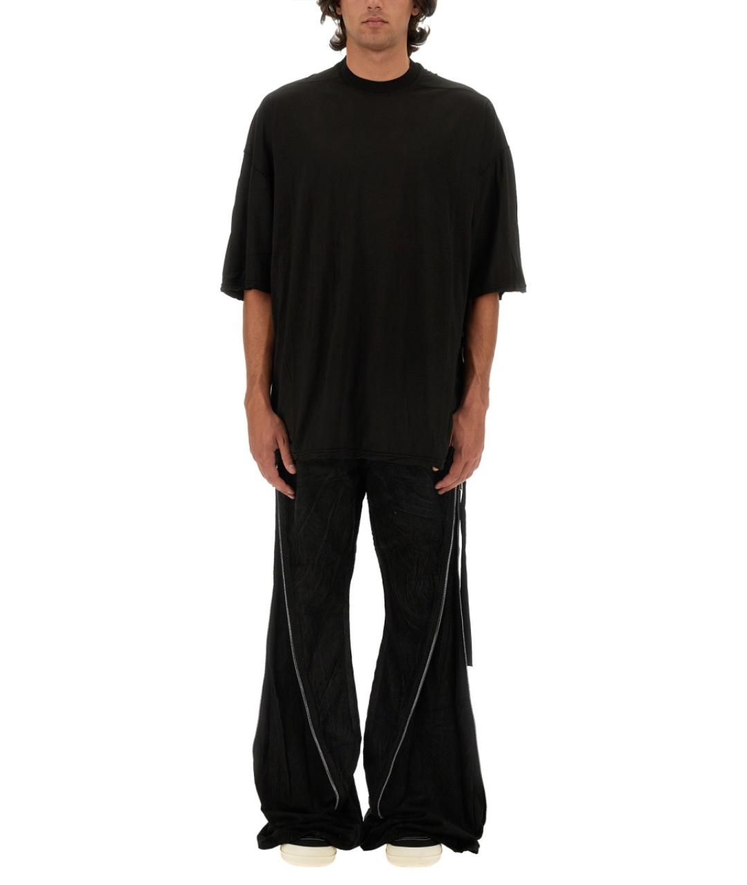 RICK OWENS DRKSHDW Черные хлопковые прямые джинсы, фото 2