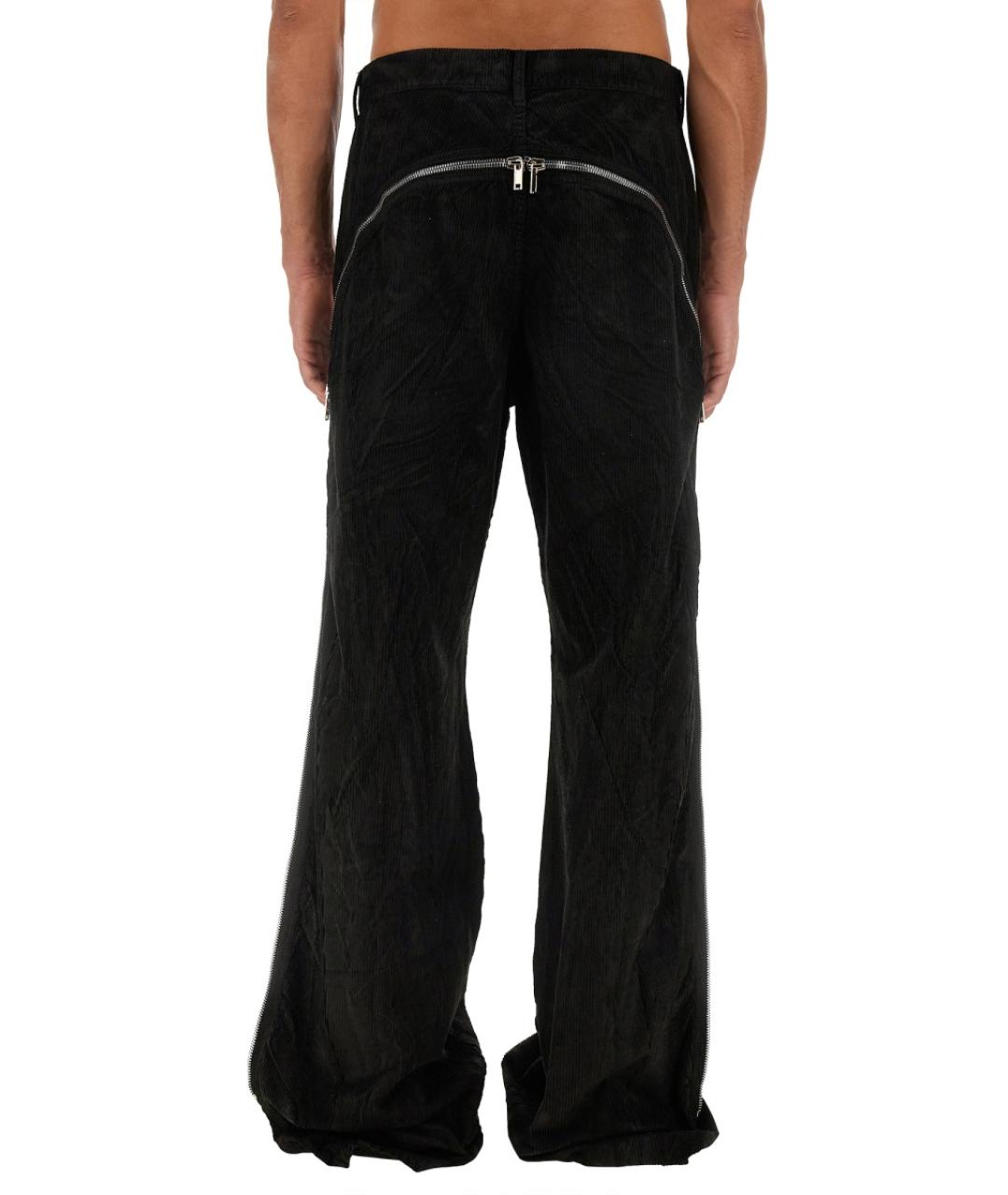 RICK OWENS DRKSHDW Черные хлопковые прямые джинсы, фото 3