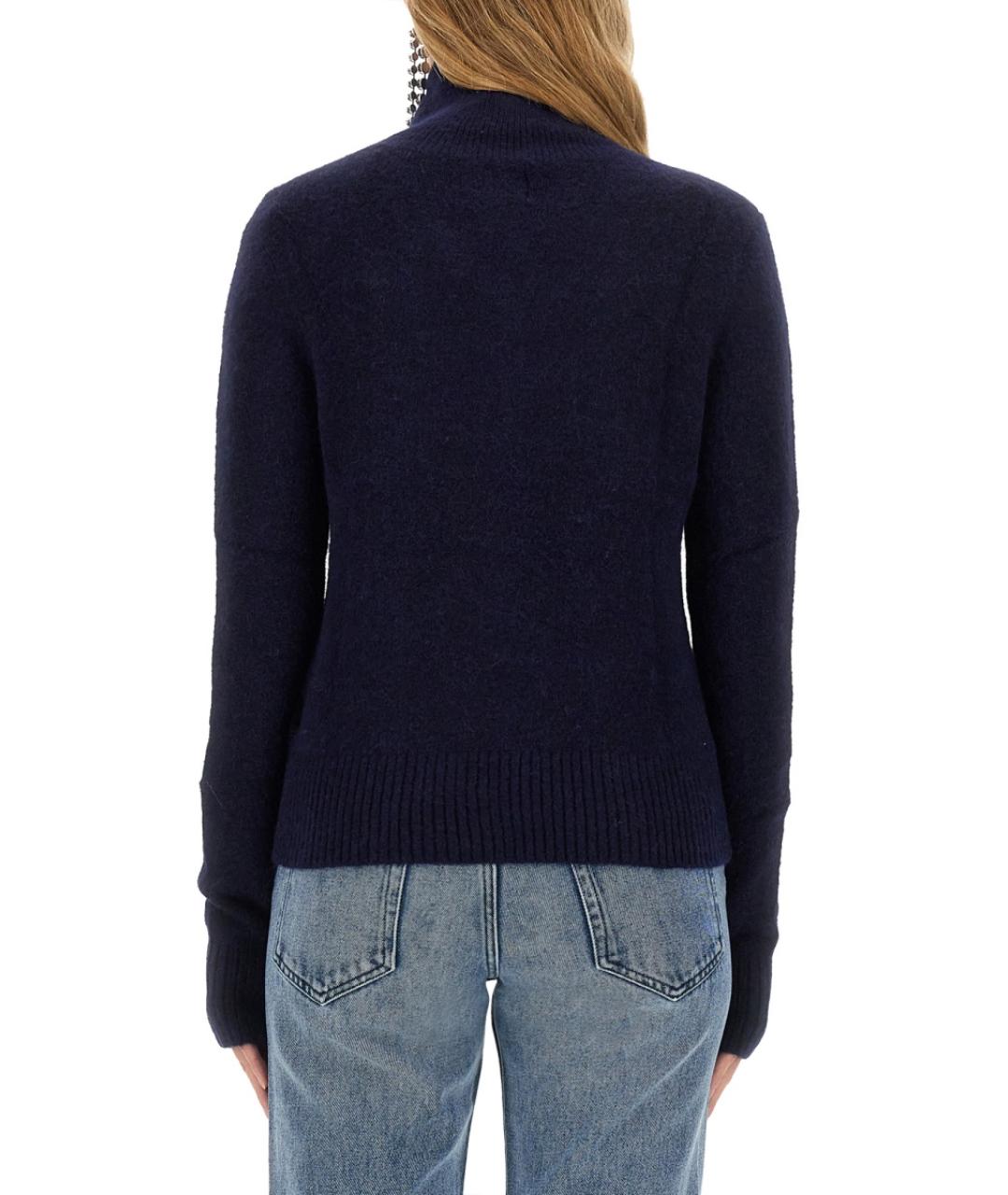 ISABEL MARANT ETOILE Синяя шерстяная водолазка, фото 3