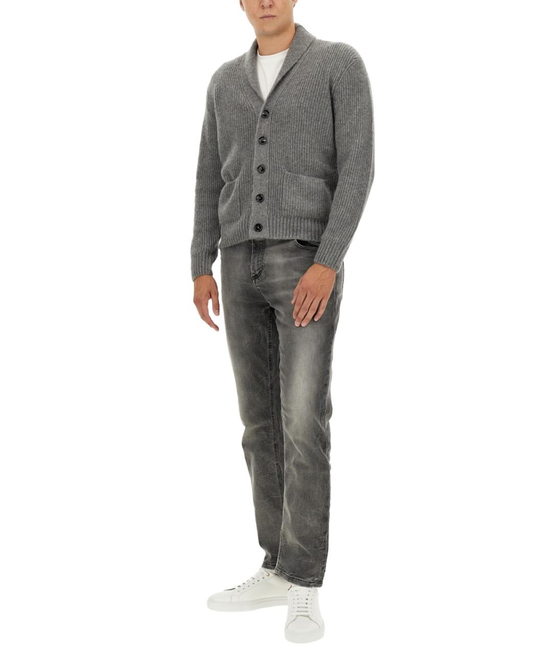 TOM FORD Серый кашемировый кардиган, фото 5