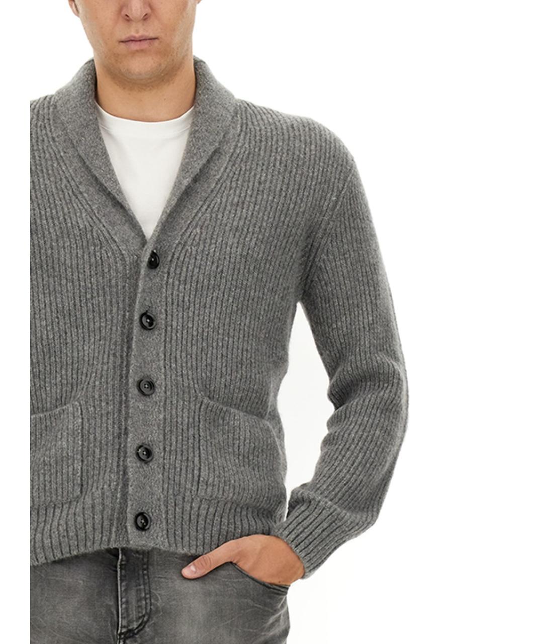 TOM FORD Серый кашемировый кардиган, фото 3