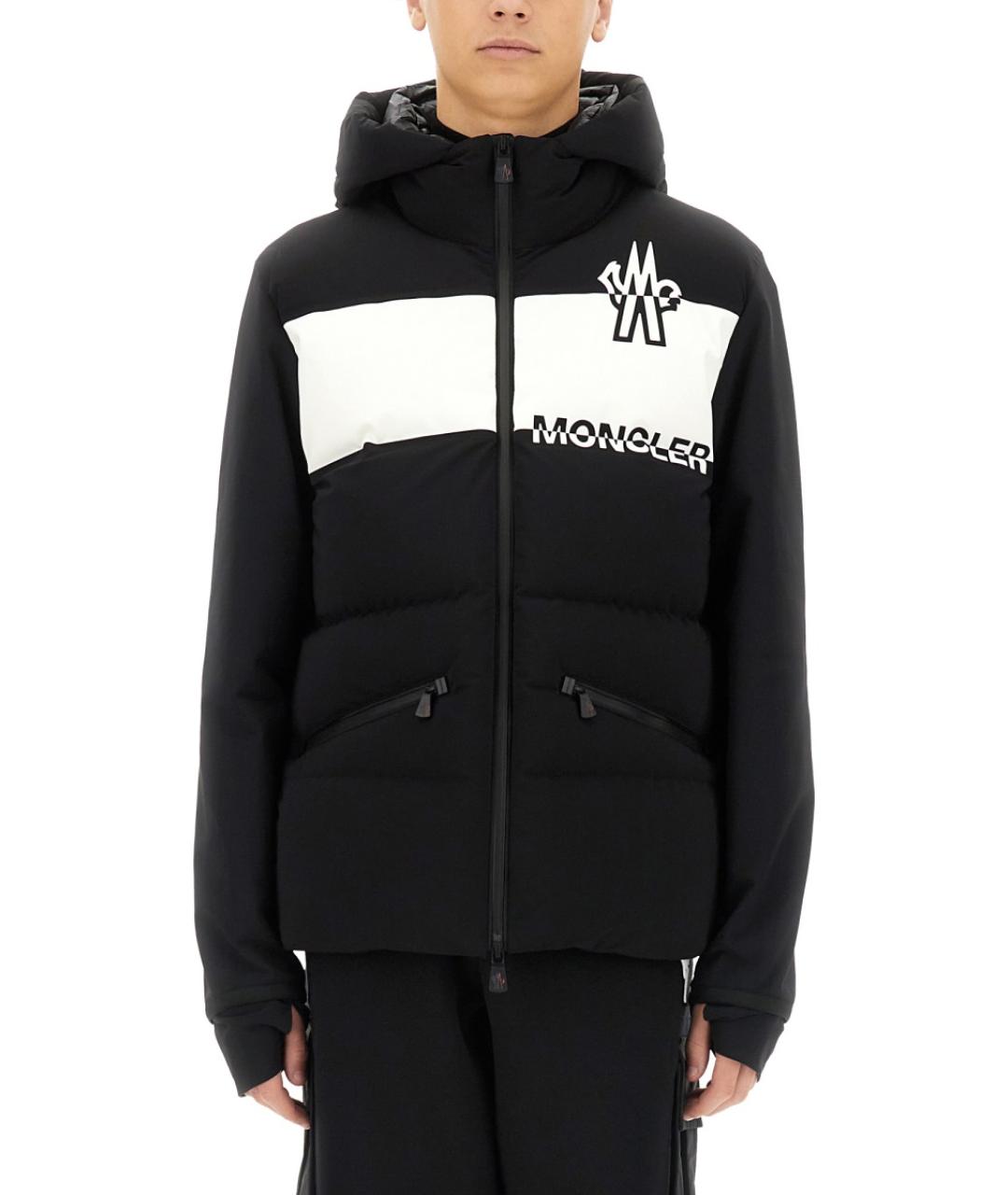 MONCLER GRENOBLE Черная хлопко-эластановая куртка, фото 5