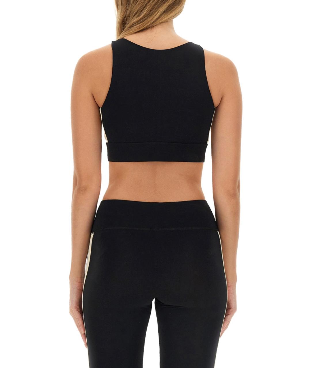 PALM ANGELS Черная полиамидовая майка, фото 4