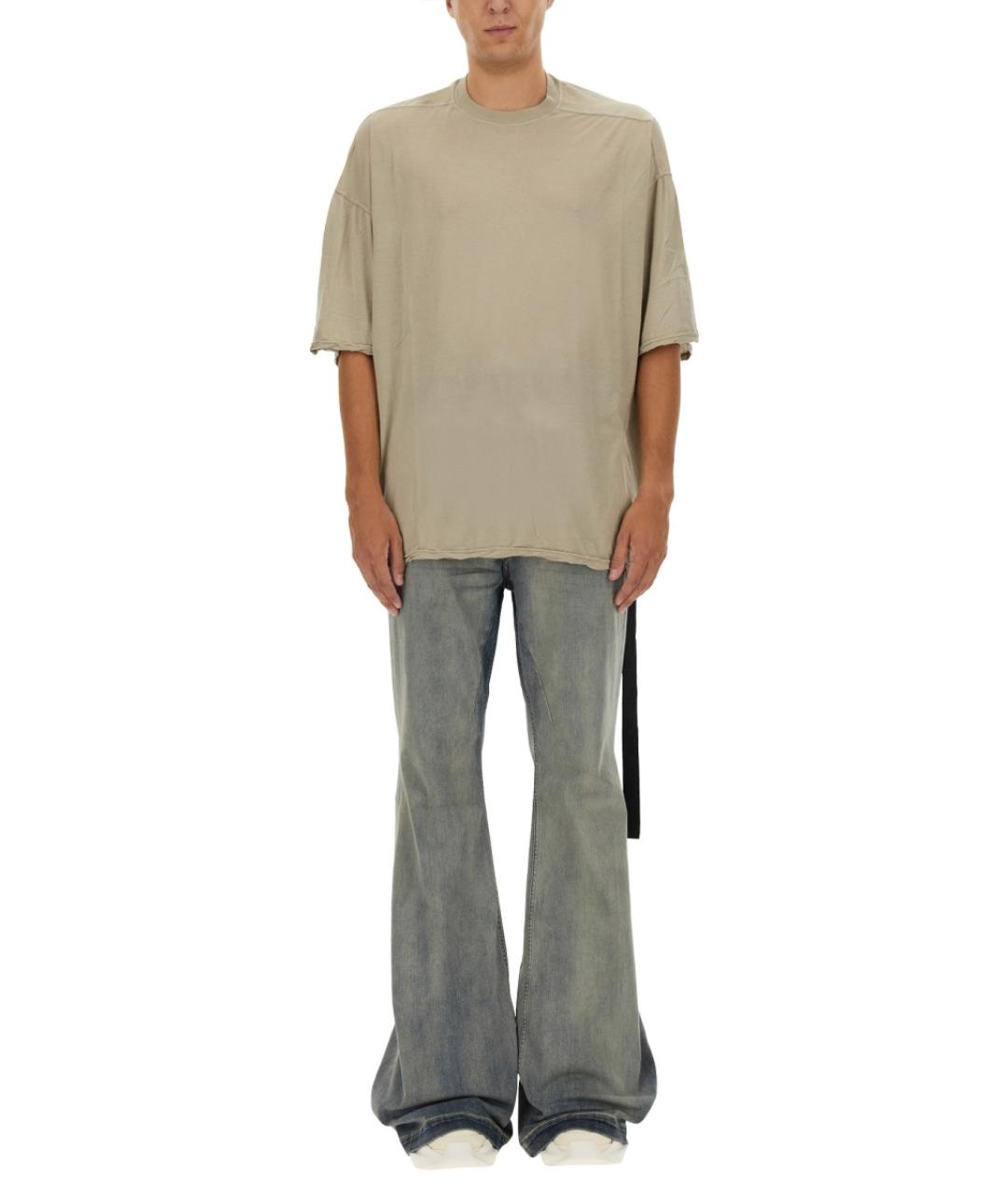 RICK OWENS DRKSHDW Белая хлопковая футболка, фото 5