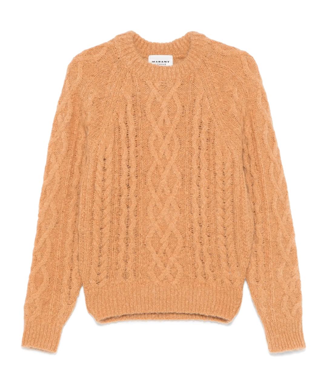 ISABEL MARANT ETOILE Бежевый шерстяной джемпер / свитер, фото 1