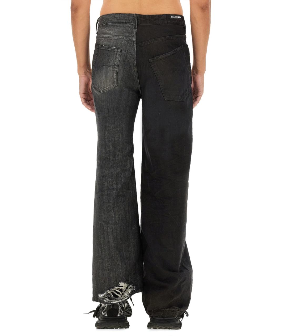 BALENCIAGA Мульти хлопковые прямые джинсы, фото 4