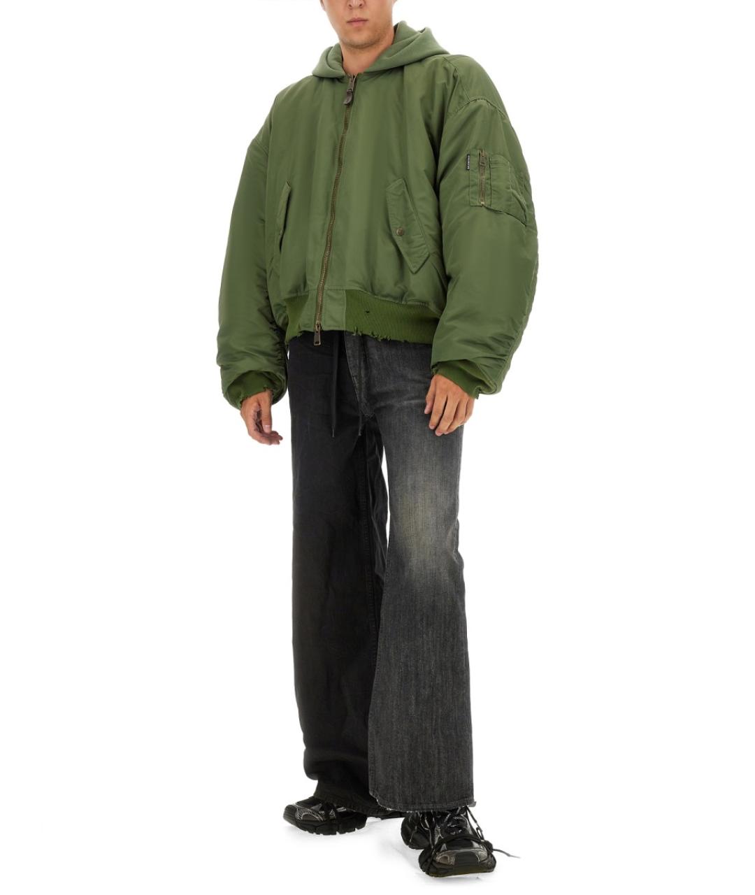 BALENCIAGA Мульти хлопковые прямые джинсы, фото 3